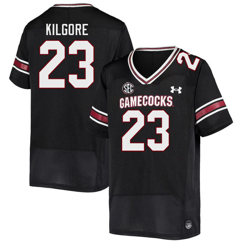 Men #23 Gerald Kilgore South Carolina Gamecocks College Football Jerseys Stitched-Black